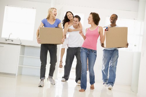 Man and van service helping with a local move in Newington